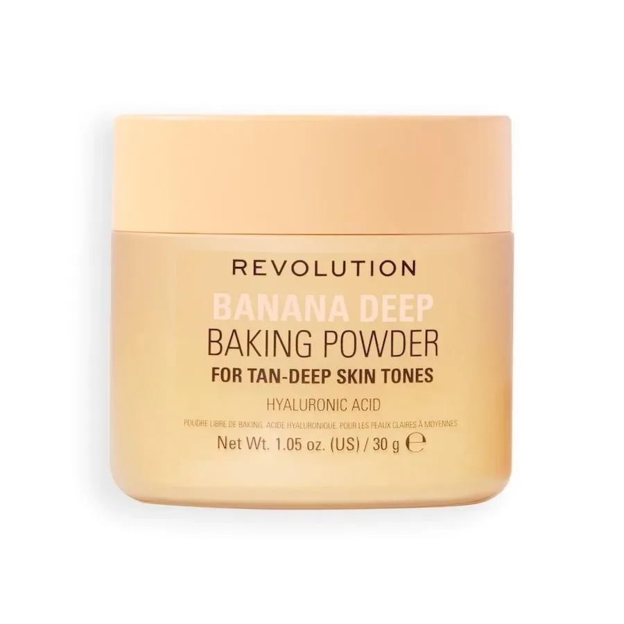 REVOLUTION Loose Baking Powder Puder 30 g BANANA DEEP