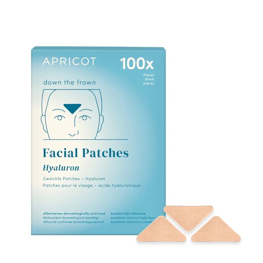APRICOT - Gesicht Patches mit Hyaluron, 100 Stück, Beige