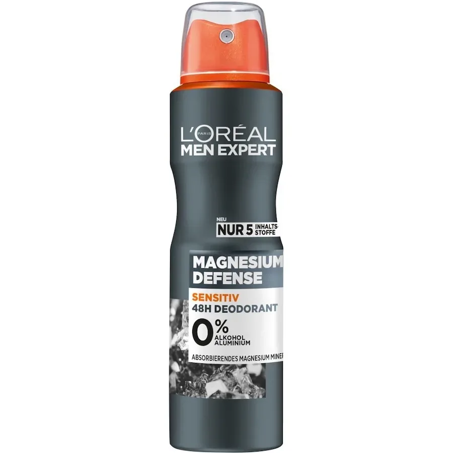 L´OrÉal Men Expert Magnesium Defense 48H Anti-Transpirant Sensitiv ohne Aluminium Deodorants 150 ml Herren