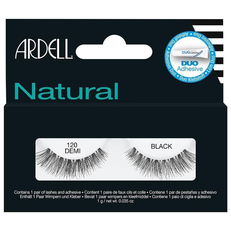 Ardell Natural Fashion Lashes 120 Künstliche Wimpern 1 ct 120 - BLACK