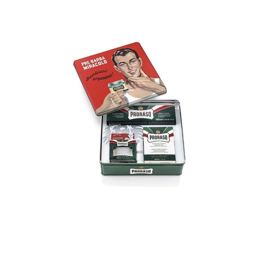 PRORASO Green Line Vintage Gino Satz I Pflege Accessoires 1 ct
