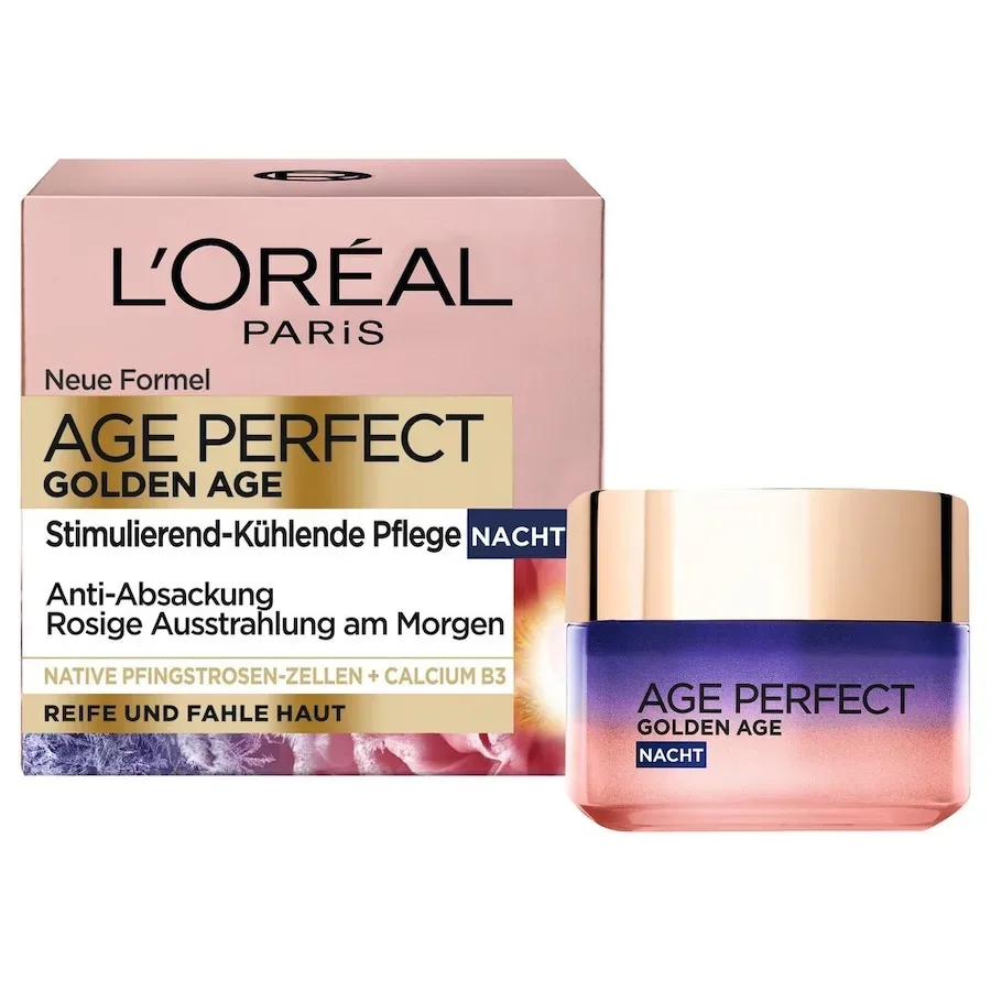 L'Oréal Paris Age Perfect Golden Age Stimulierend-Kühlende Pflege Nacht, 50ml