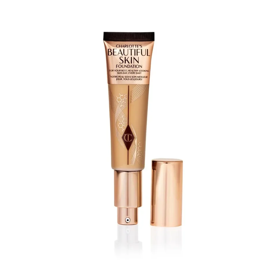 CHARLOTTE TILBURY - Beautiful Skin Foundation - Langanhaltende Foundation, modulierbare Deckkraft, 30 ml,  Warm