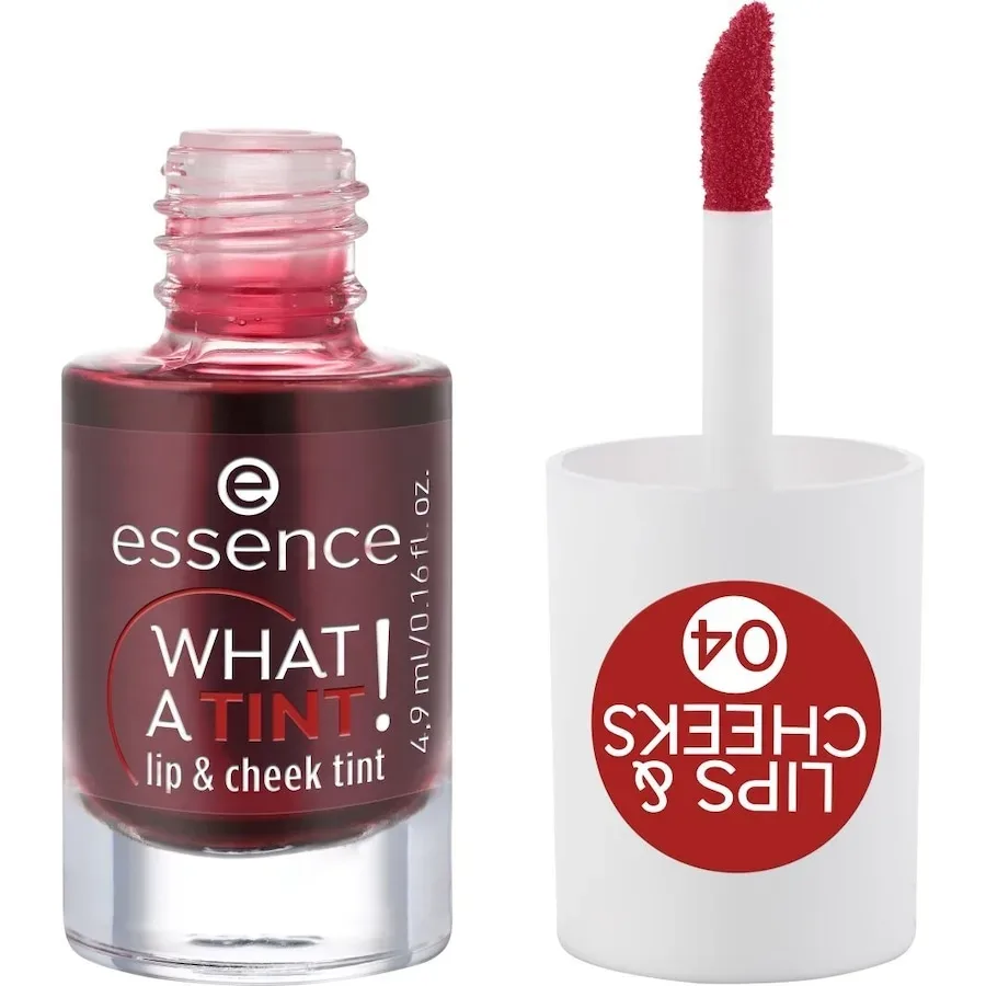 essence WHAT A TINT! lip & cheek tint Lip Tint 4.9 ml Nr. 04 - Strawberry Rush