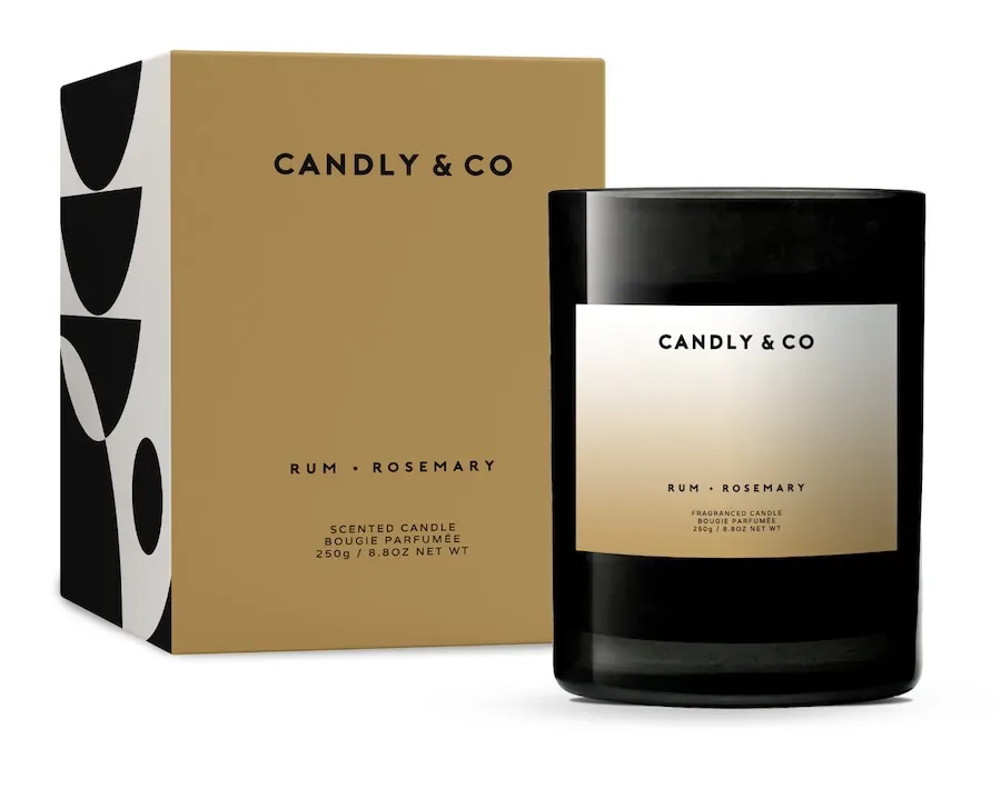 Candly&Co No. 2 Rum, Rosmarin Kerzen 250 g