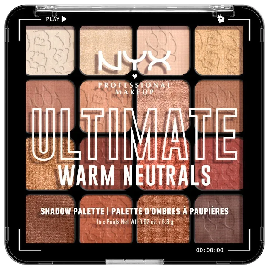 NYX-PROFESSIONAL-MAKEUP - Ultimate Shadow Palette Warm Neutrals, Multicolor
