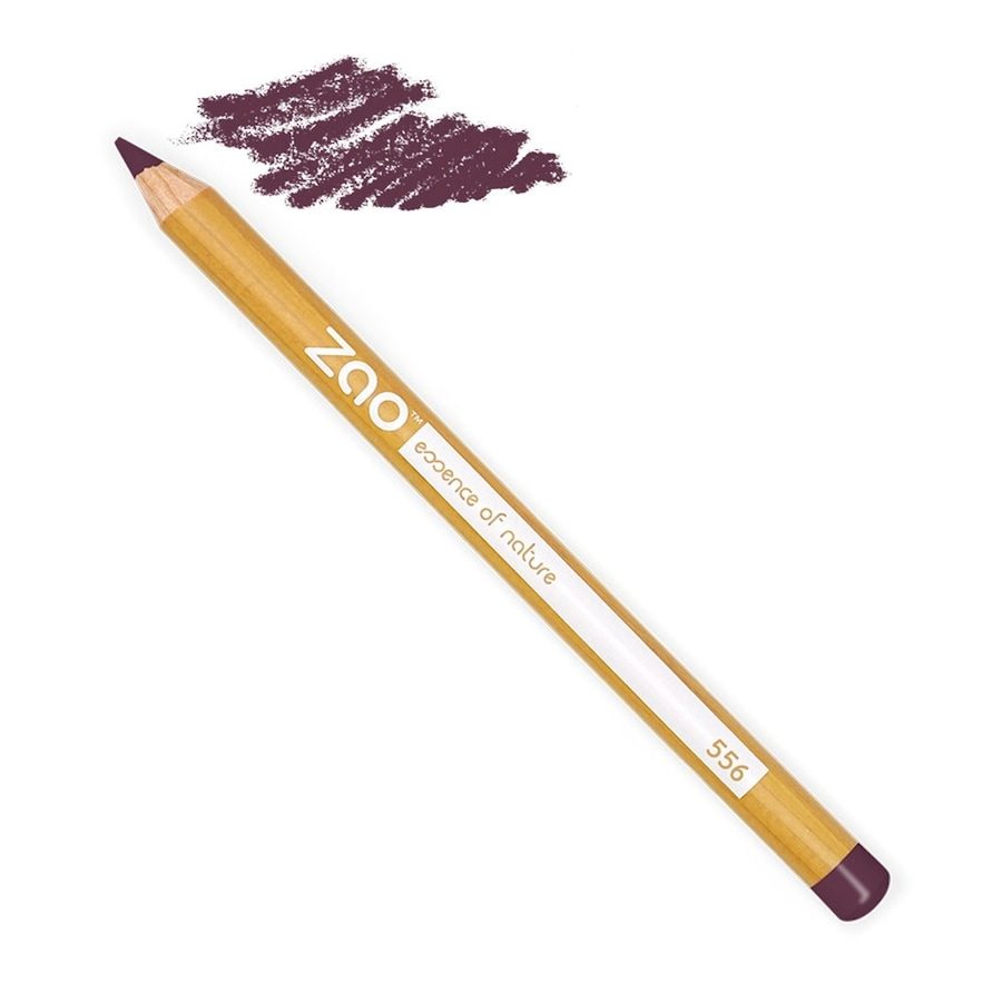 ZAO MAKEUP - Eye Pencil - Bio-zertifiziert, vegan und nachfüllbar, 1 Stück, Pflaume