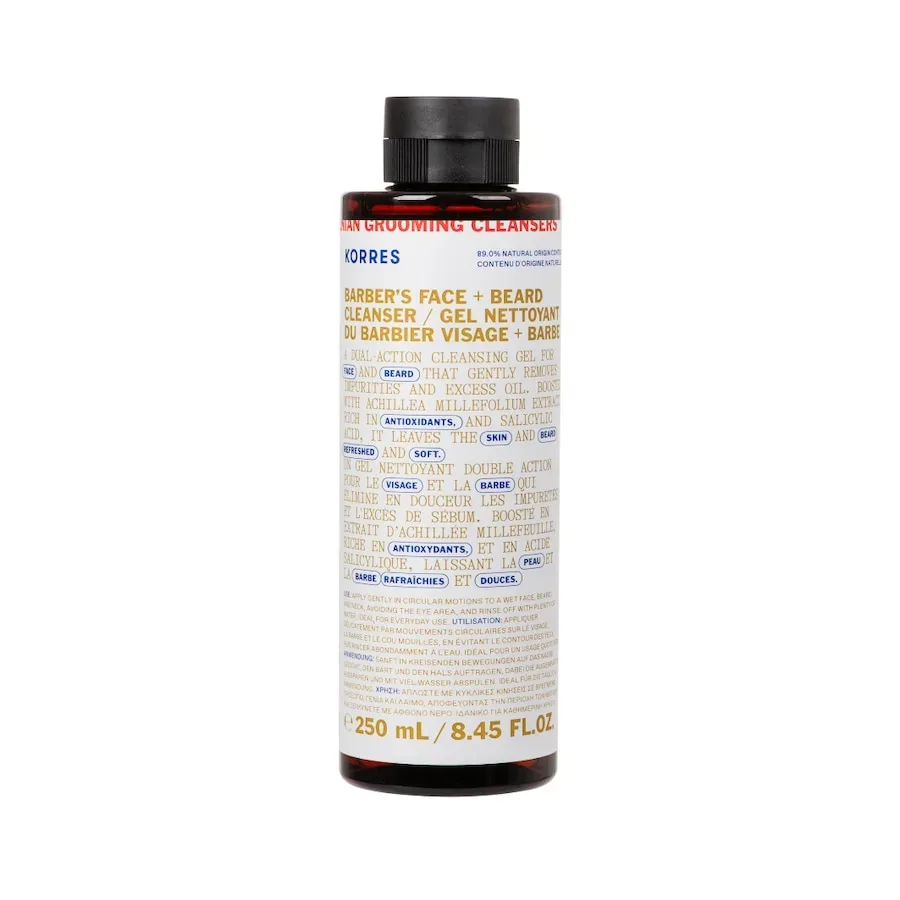 KORRES Athenian Grooming Barber´s Face + Beard Reinigungsgel 250 ml Herren