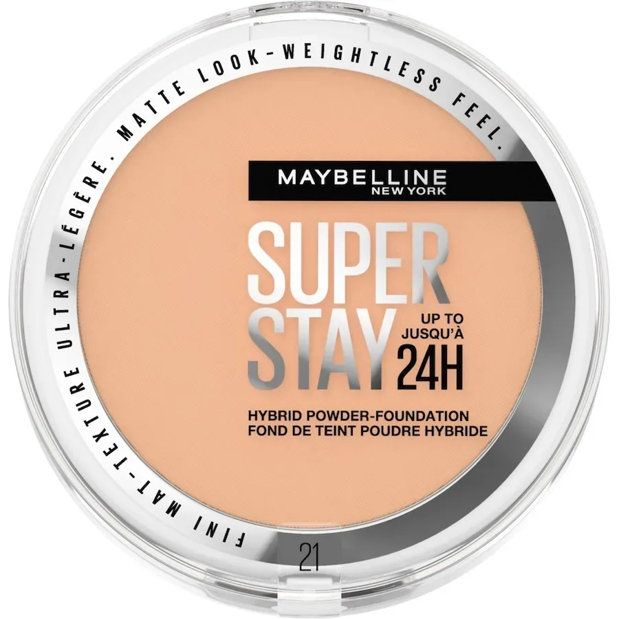 Maybelline - Super Stay Hybrides Puder Make-Up, 9 g, Nude Beige