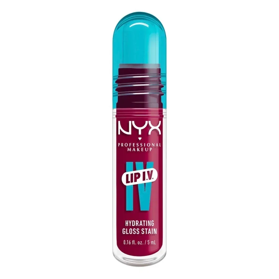 NYX-PROFESSIONAL-MAKEUP - Lip IV Hydrating Lip Gloss Stain, 5 g,  Magenta Mist
