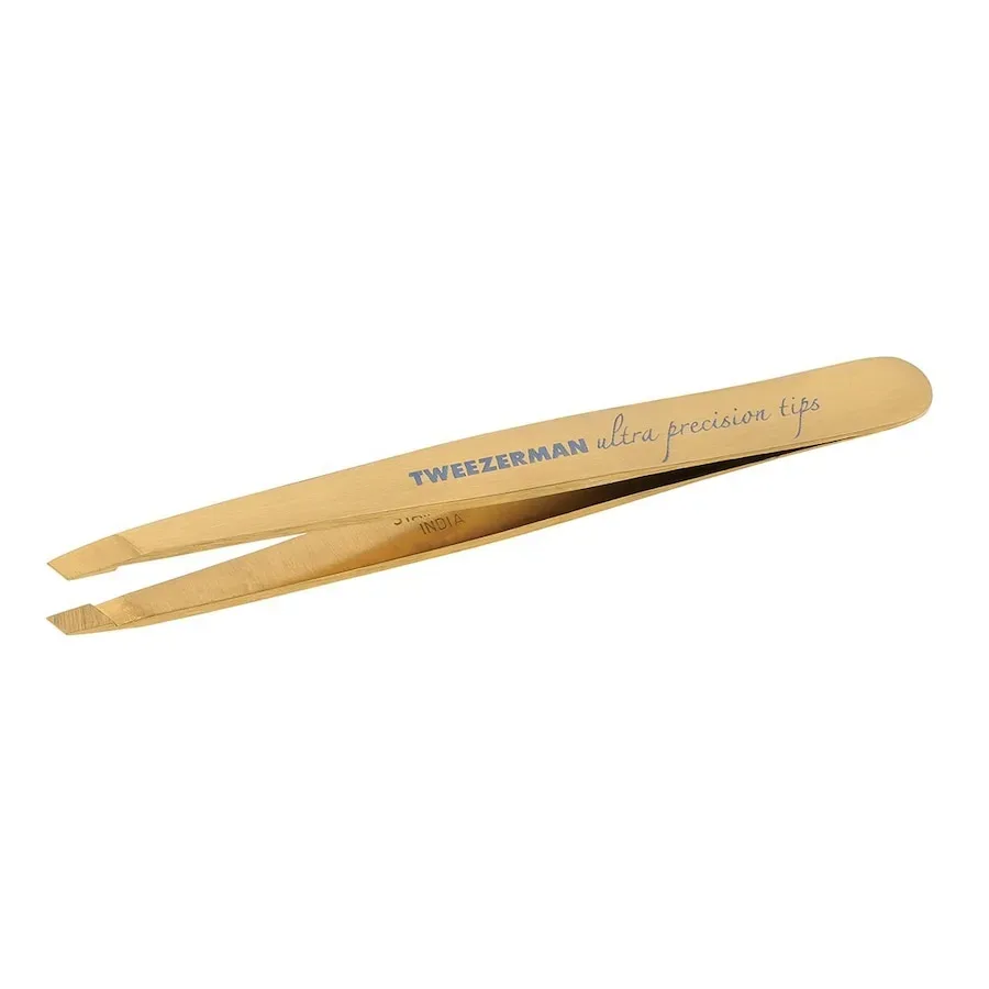 Tweezerman Ultra Precision Slant Tweezer - Gold Pinzetten 1 ct 1 Stück