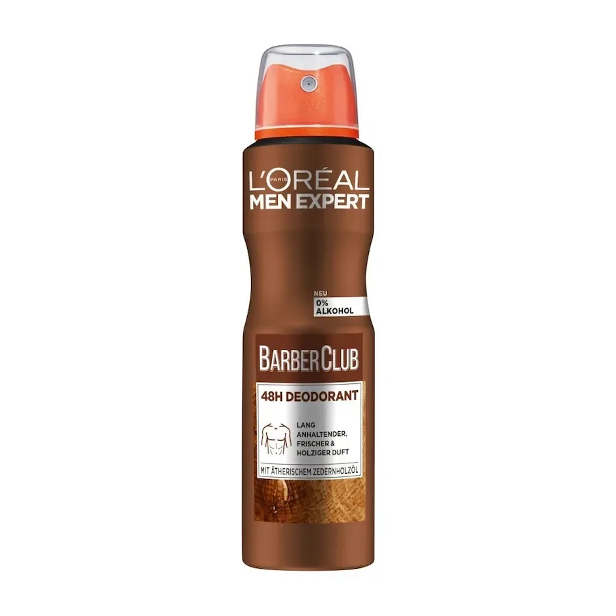 L´OrÉal Men Expert Barber Club 48H Anti-Transpirant mit holzigem Duft Deodorants 150 ml Herren