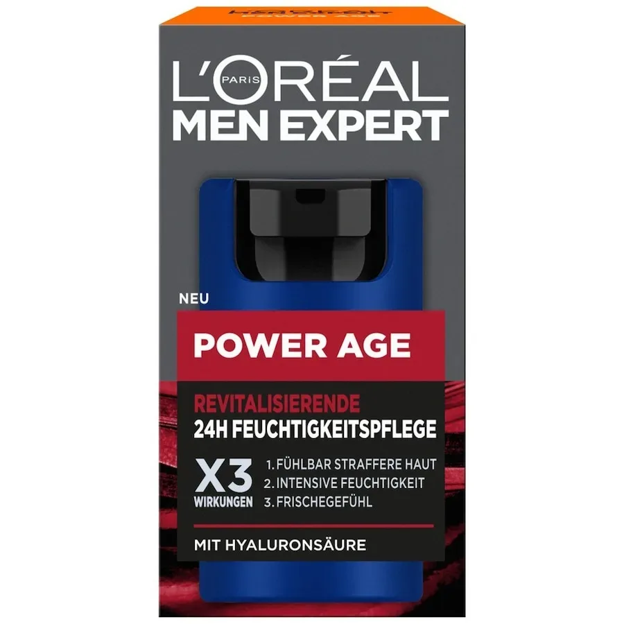 L´OrÉal Men Expert Power Age Anti-Aging gegen Falten mit Hyaluronsäure Gesichtscreme 50 ml Herren