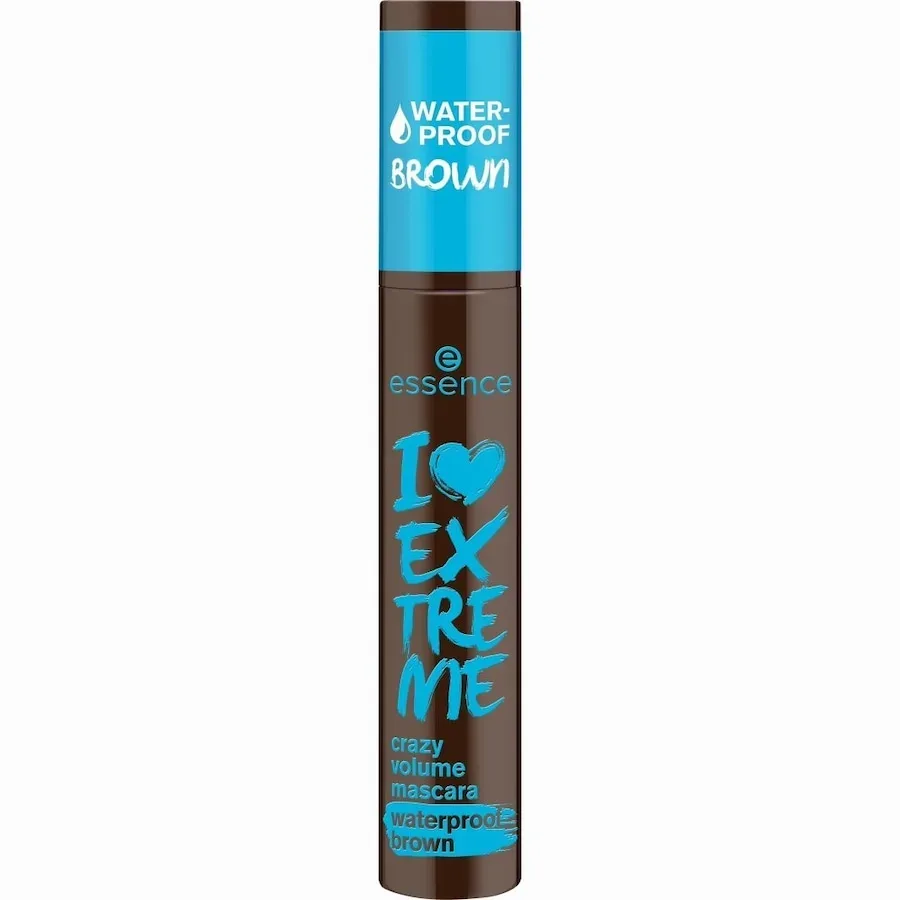 Essence - I Love Extreme Crazy Volume Waterproof Mascara, 12 ml, Cozy Brown