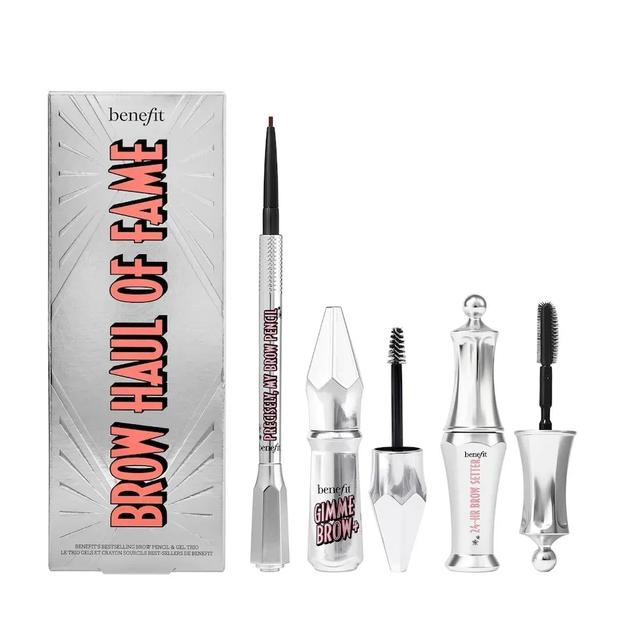 Benefit - Brow Haul of Fame - Augenbrauen-Kit aus Stift, Gel & Brow Setter, Set, - Warm black-brown