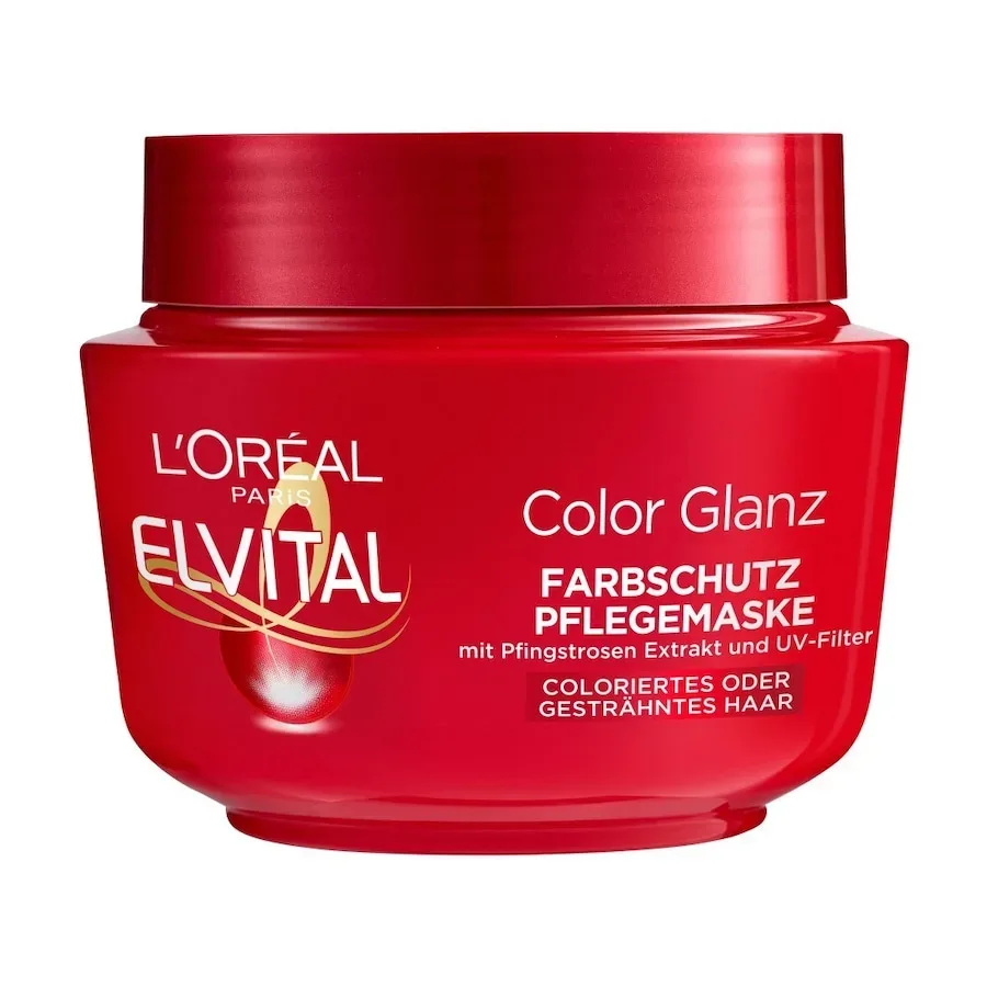 L?Oréal Paris Elvital Color Glanz Farbschutz Pflegemaske Haarkur & -maske 300 ml Damen
