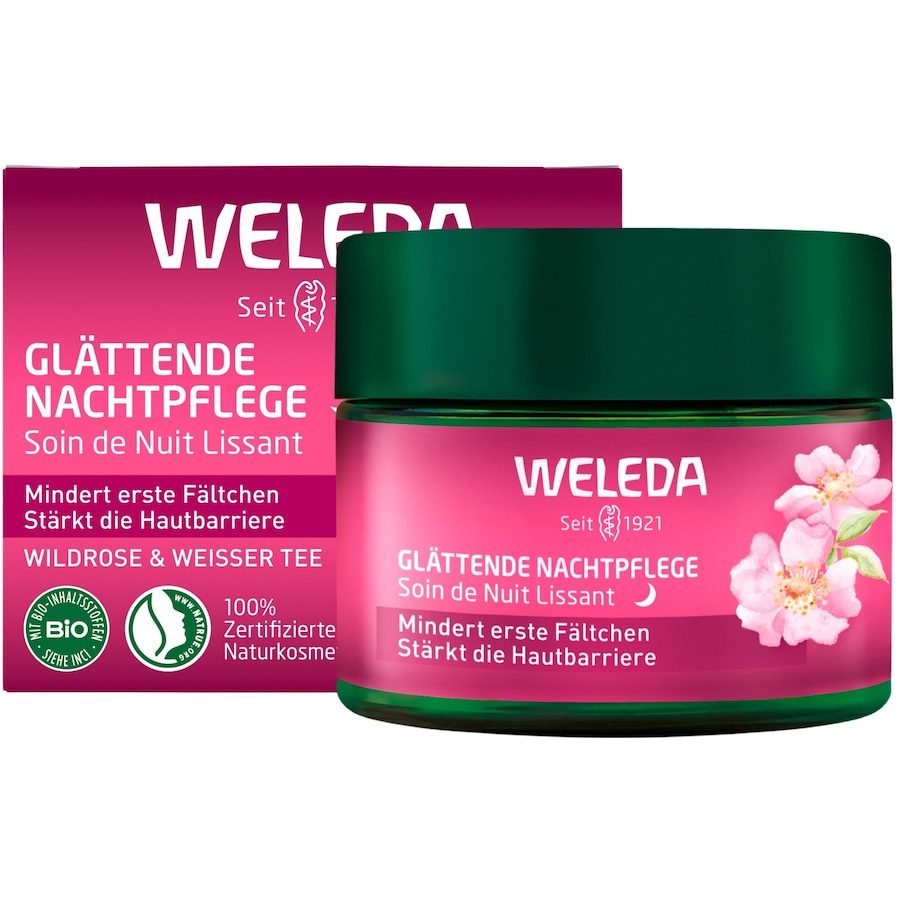 Weleda - Glättende Nachtpflege Wildrose & Weisser Tee, 40 ml