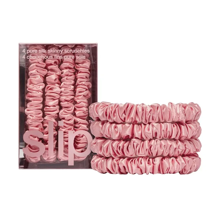 Slip Schmal scrunchies back to basics, reine seide - schwarz Haargummis 1 ct Nude