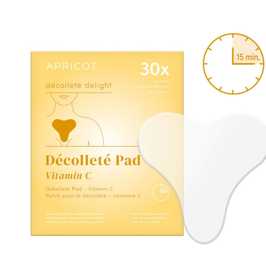 APRICOT Wiederverwendbares Dekolleté Pad delight mit Vitamin C (1 Stk)