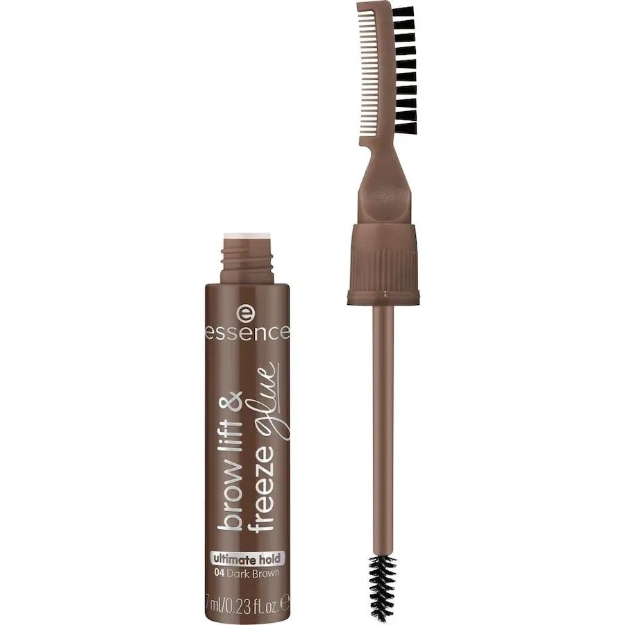 essence brow lift & freeze glue Augenbrauengel 7 ml Nr. 04 - Dark Brown