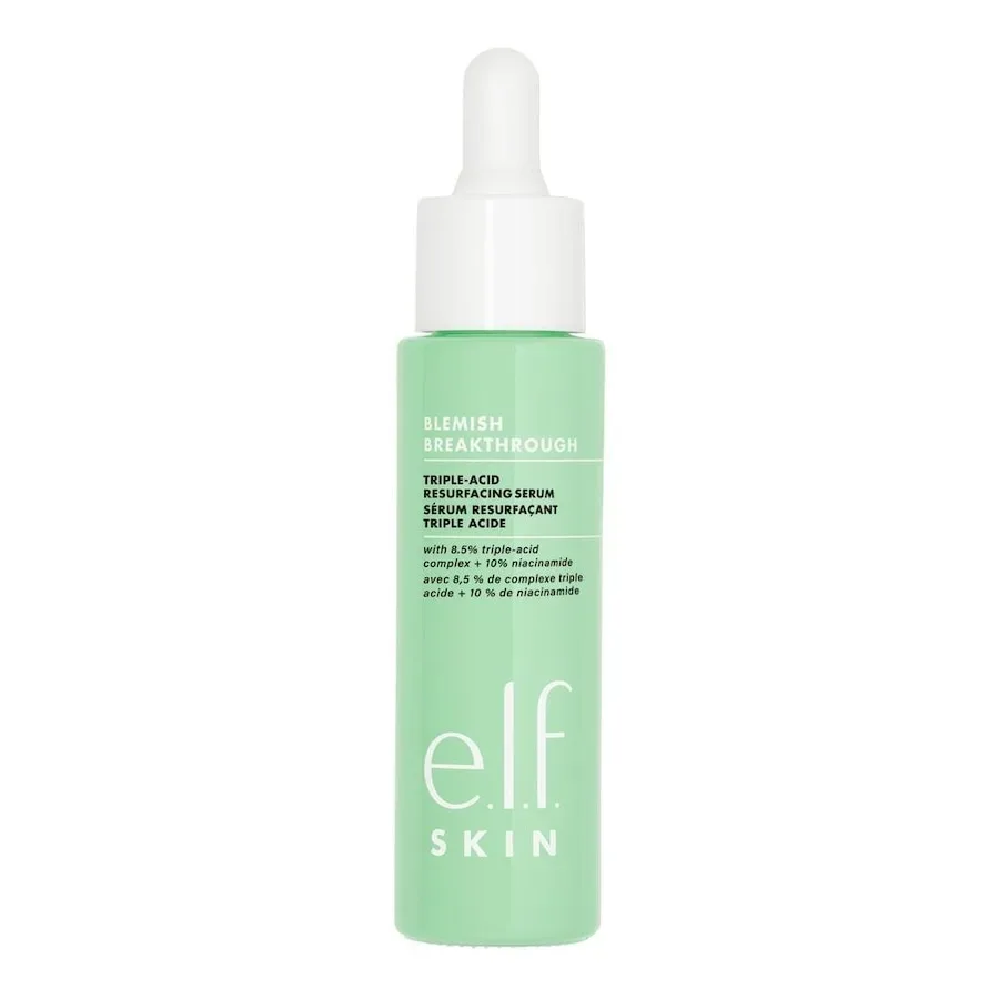 e.l.f. Cosmetics Blemish Breakthrough Triple-Acid Resurfacing Serum Anti-Akne 28 ml Weiss