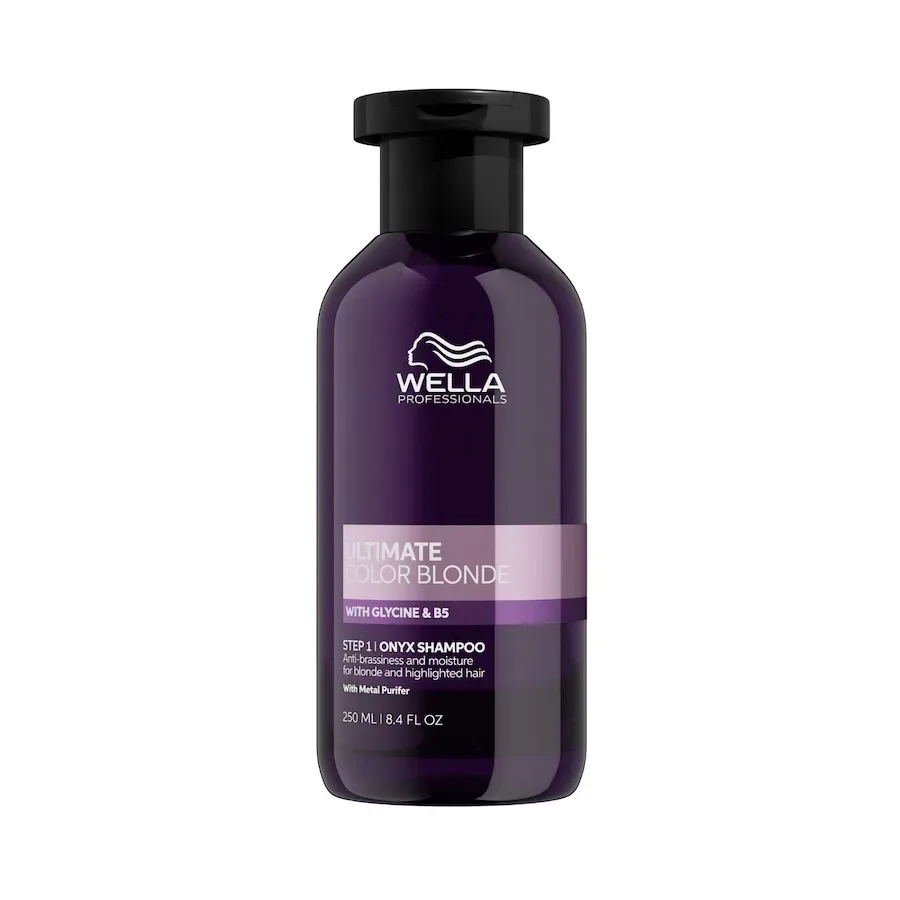 250ml Wella Professionals Ultimate Color Blonde Onyx Shampoo Step 1