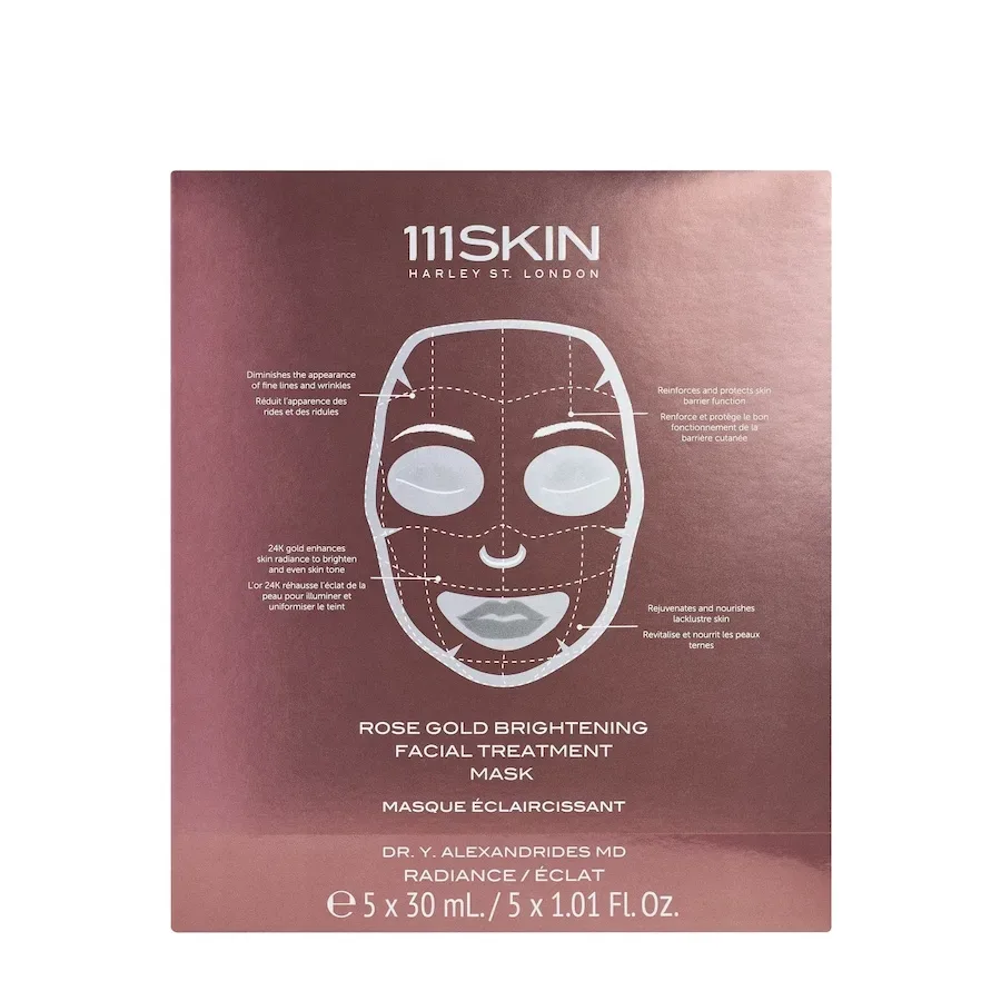 111Skin Rose Gold Brightening Facial Mask Treatment Tuchmasken 150 ml