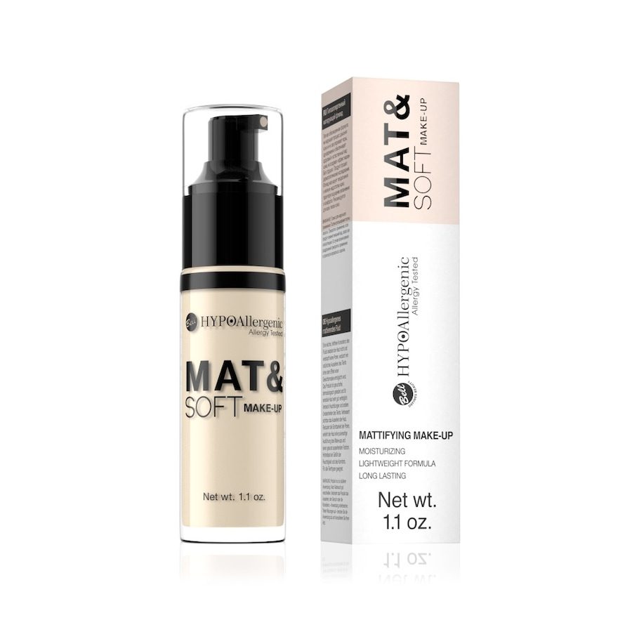 Bell Hypo Allergenic Mat & Soft Make - Up Foundation 30 g 01 - LIGHT BEIGE