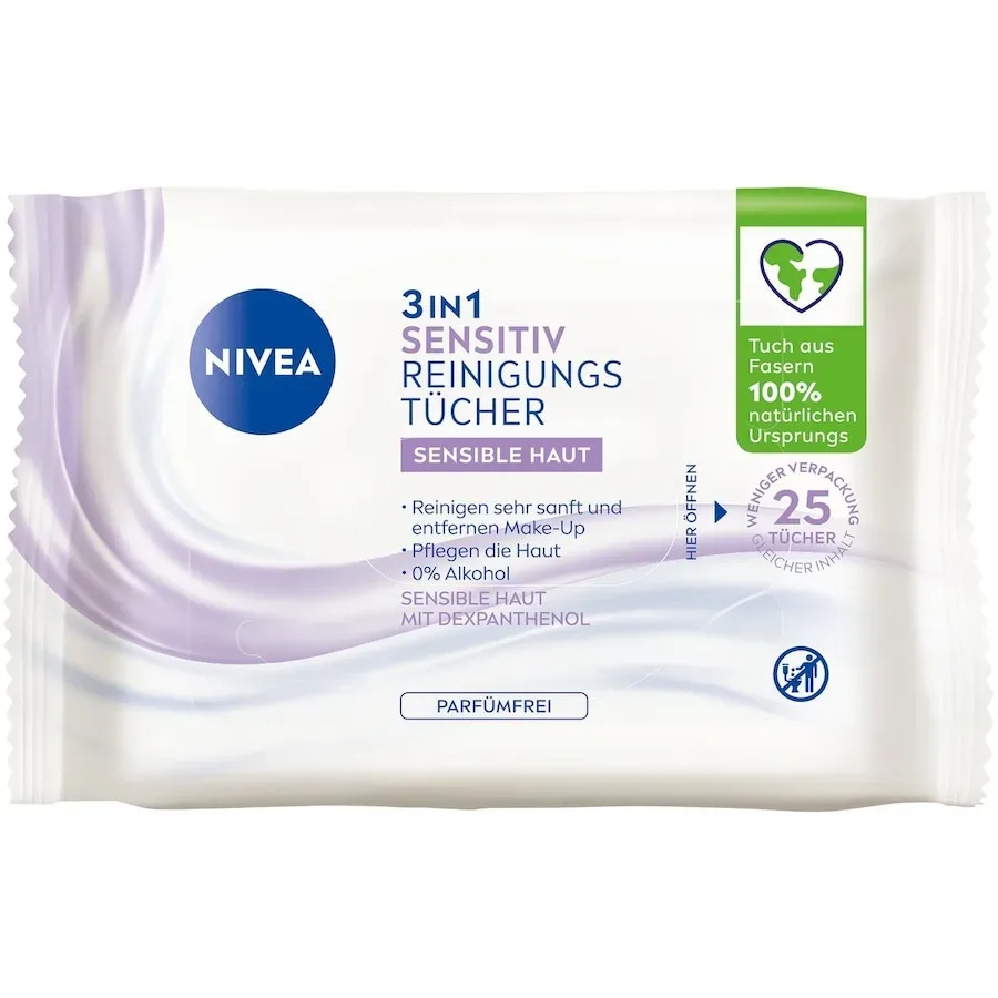 NIVEA 3in1 Sensitiv Gesichtsreinigungstools 25 ct