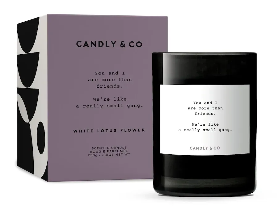 Candly&Co No. 8 You and I are more than friends. We're like a really small gang. Kerzen 250 g