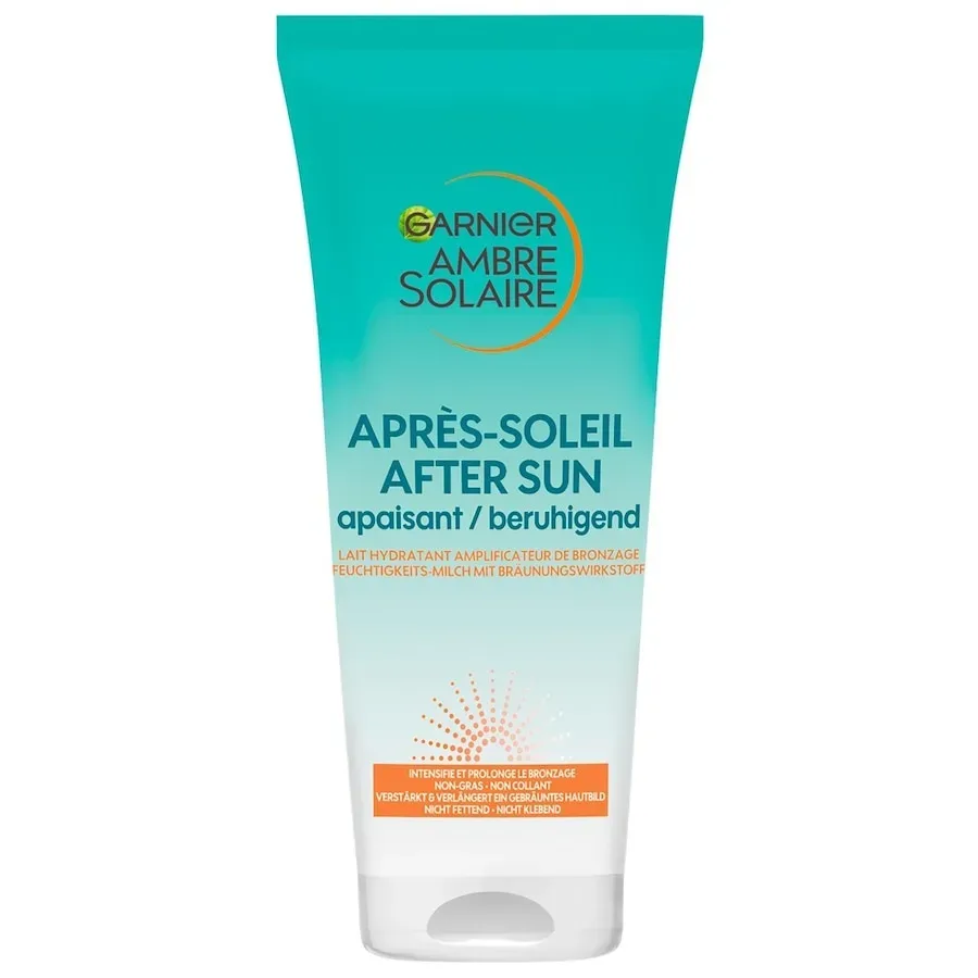 Garnier Ambre Solaire Après-Soleil - Feuchtigkeitsmilch mit Bräunungswirkstoff Selbstbräuner 200 ml