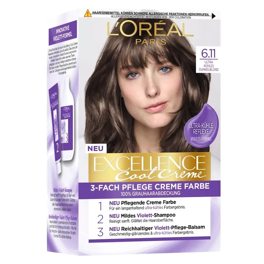 L?Oréal Paris Excellence Cool Creme Coloration 1 ct Schwarz