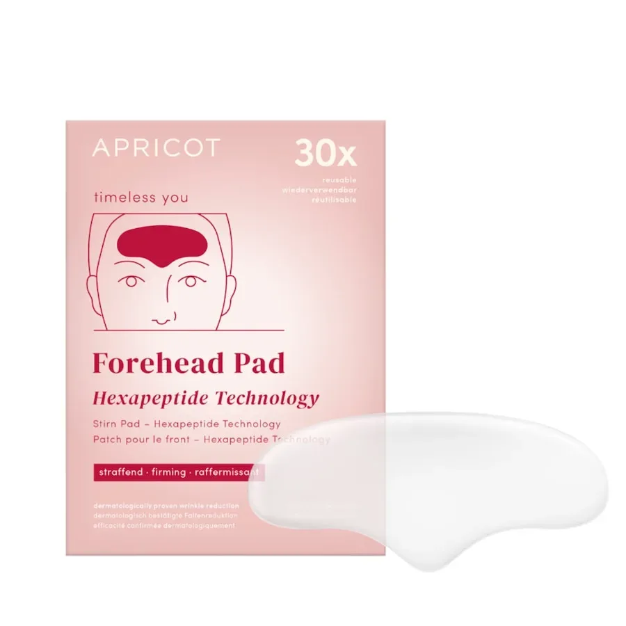 Apricot Wiederverwendbares Stirn Pad mit Hexapeptid-Technologie Anti-Aging Masken 1 ct