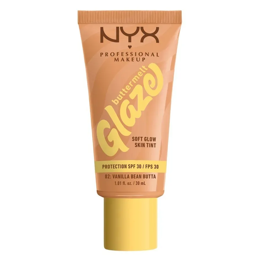 NYX-PROFESSIONAL-MAKEUP - Buttermelt Glaze Foundation LSF 30, 30 ml,  Vanilla Bean Butta