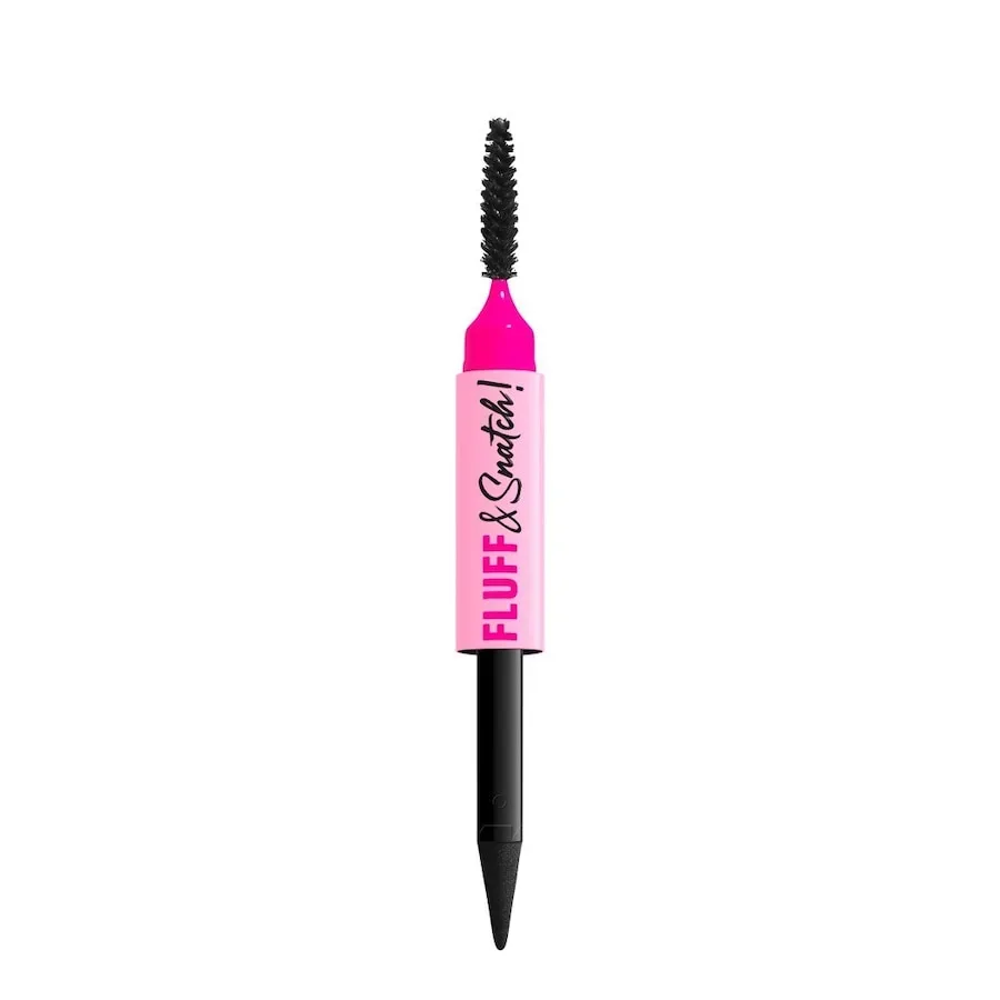 NYX-PROFESSIONAL-MAKEUP - Fluff & Snatch Brow Powder Pen Creme-zu-Puder-Brauenfüller, 1 g,  Black