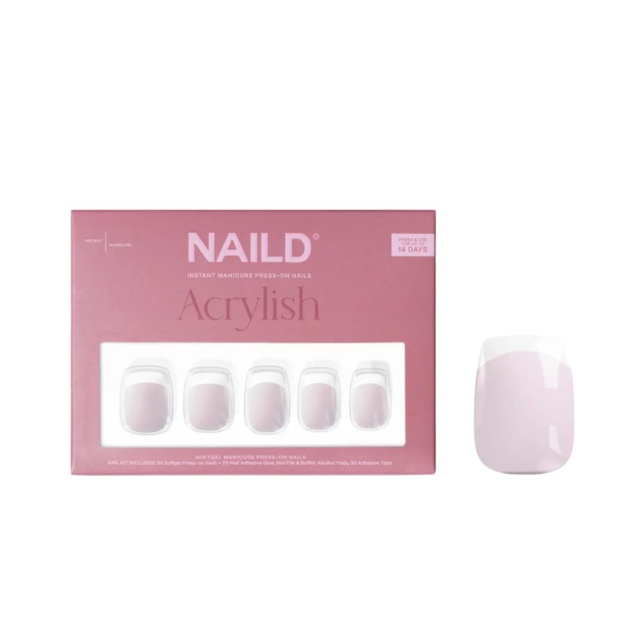 NAILD Milky french short square Nageldesign 1 ct 1 Stück