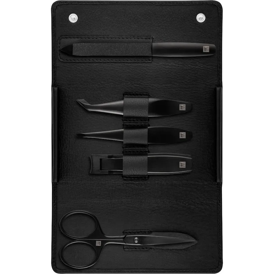 ZWILLING Beauty Premium Manicure Set 5pcs. Leather, Black Sets 1 ct 1 Stück