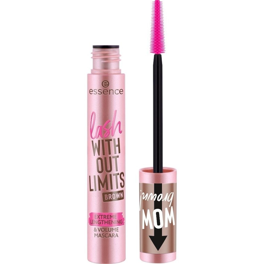 Essence - Lash Without Limits Brown Extreme Lengthening & Volume Mascara, 13 ml, Braun