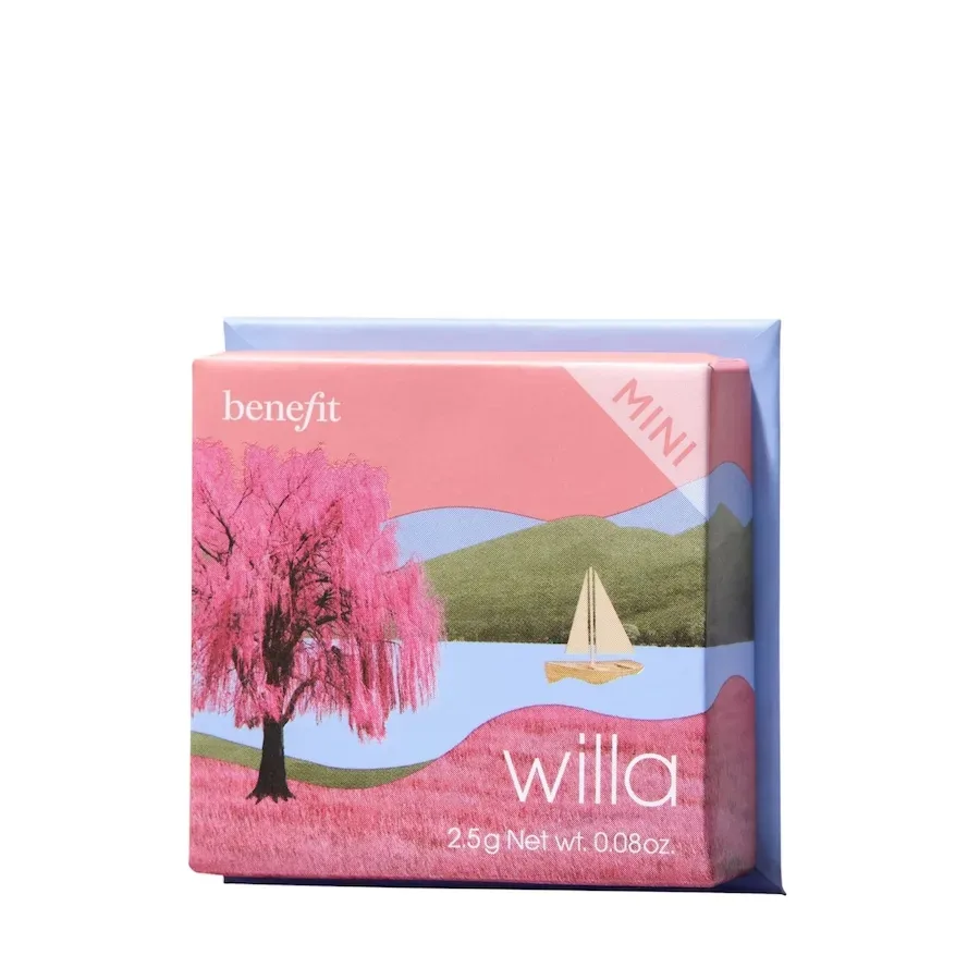 Benefit - Willa WANDERful world -  natürlicher Blush im Mini Format, 2.5 g, Peach Glaze