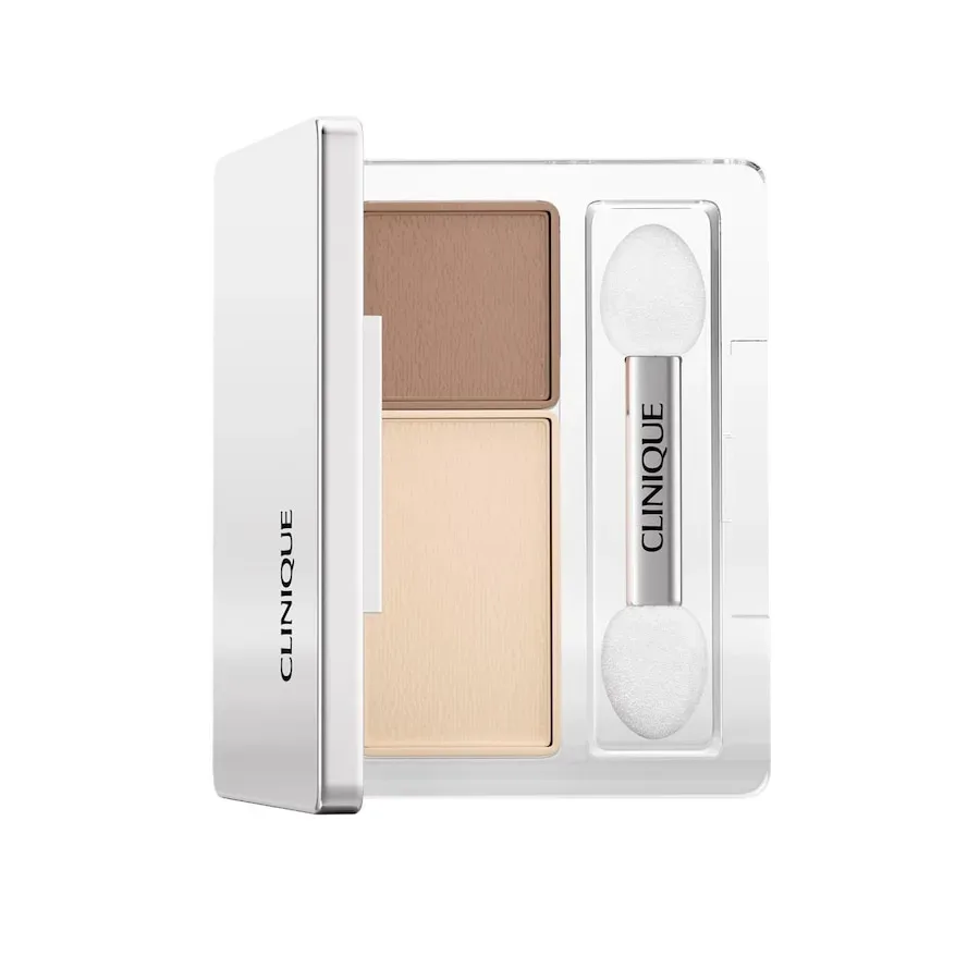 Clinique All About Shadow Duo Twilight Mauve / Brandided Lidschatten 2,2 g 4 - IVORY BISQUE/ BRONZE SATIN