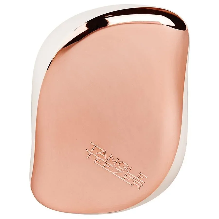 Tangle Teezer Compact - Entwirrb&uuml;rste, Kunststoffborsten, cr&eacute;me/rosa-gold