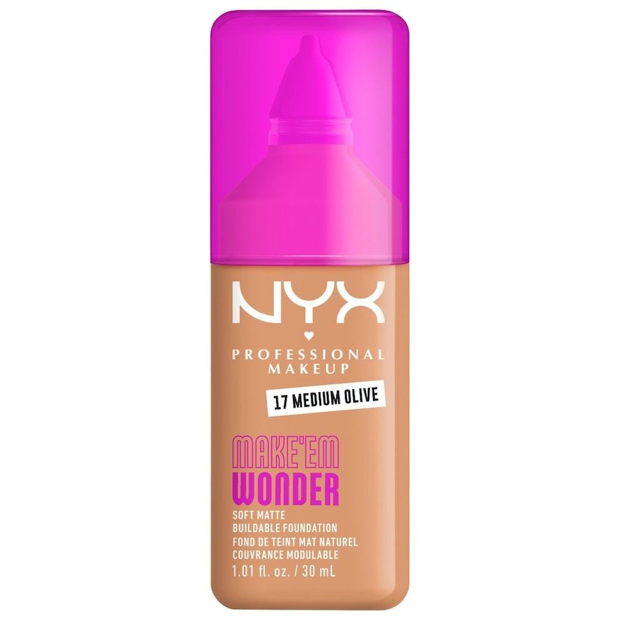 NYX-PROFESSIONAL-MAKEUP - Make 'EM Wonder Foundation, 30 ml,  Medium Olive