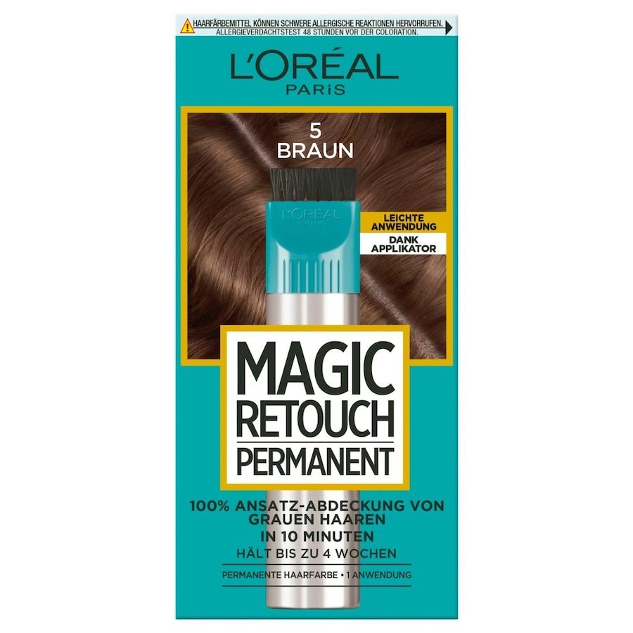 L?Oréal Paris Magic Retouch Permanent Ansatz-Abdeckung Coloration 1 ct Schwarz
