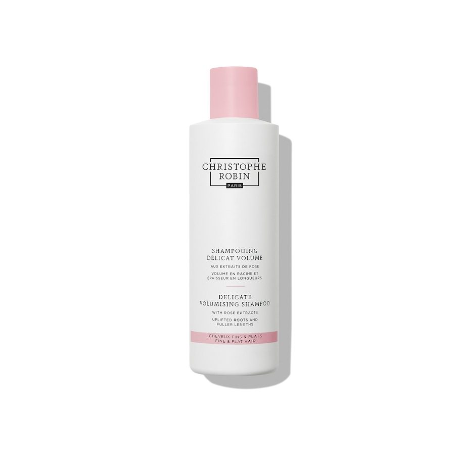 Christophe Robin - Shampooing délicat volume naturel à la rose, Delicate Volumising with Rose Extracts, 250 ml