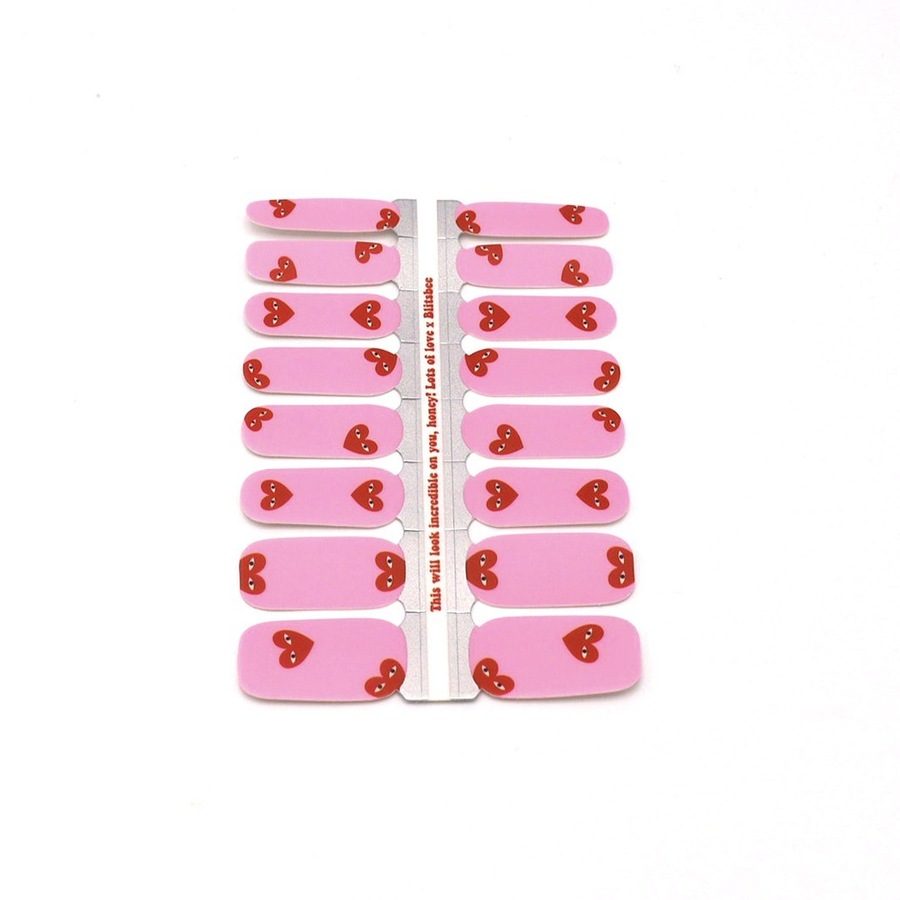 Blitsbee Nail Sticker Flirty Hearts Nageldesign 1 ct 1 Stück