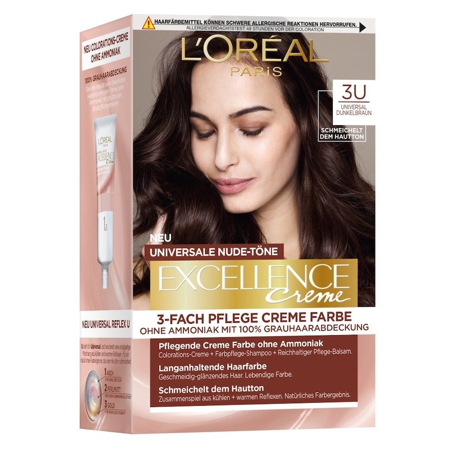 L?Oréal Paris Excellence Creme Universale Nude-Töne Coloration 1 ct Schwarz