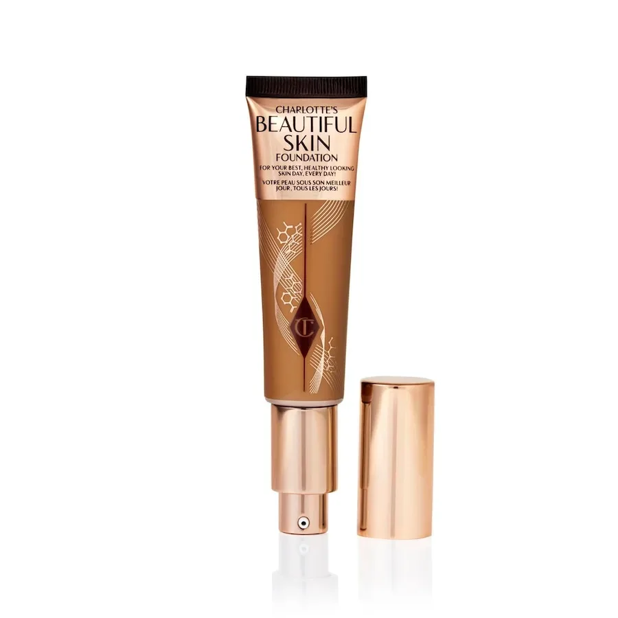 CHARLOTTE TILBURY - Beautiful Skin Foundation - Langanhaltende Foundation, modulierbare Deckkraft, 30 ml,  Warm