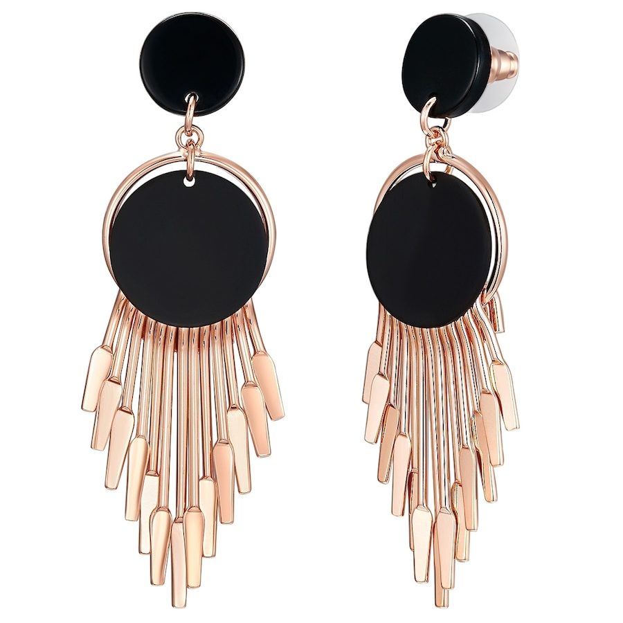 Lulu & Jane Ohrhänger aus Metall-Legierung in Roségold Ohrringe 1 ct Damen