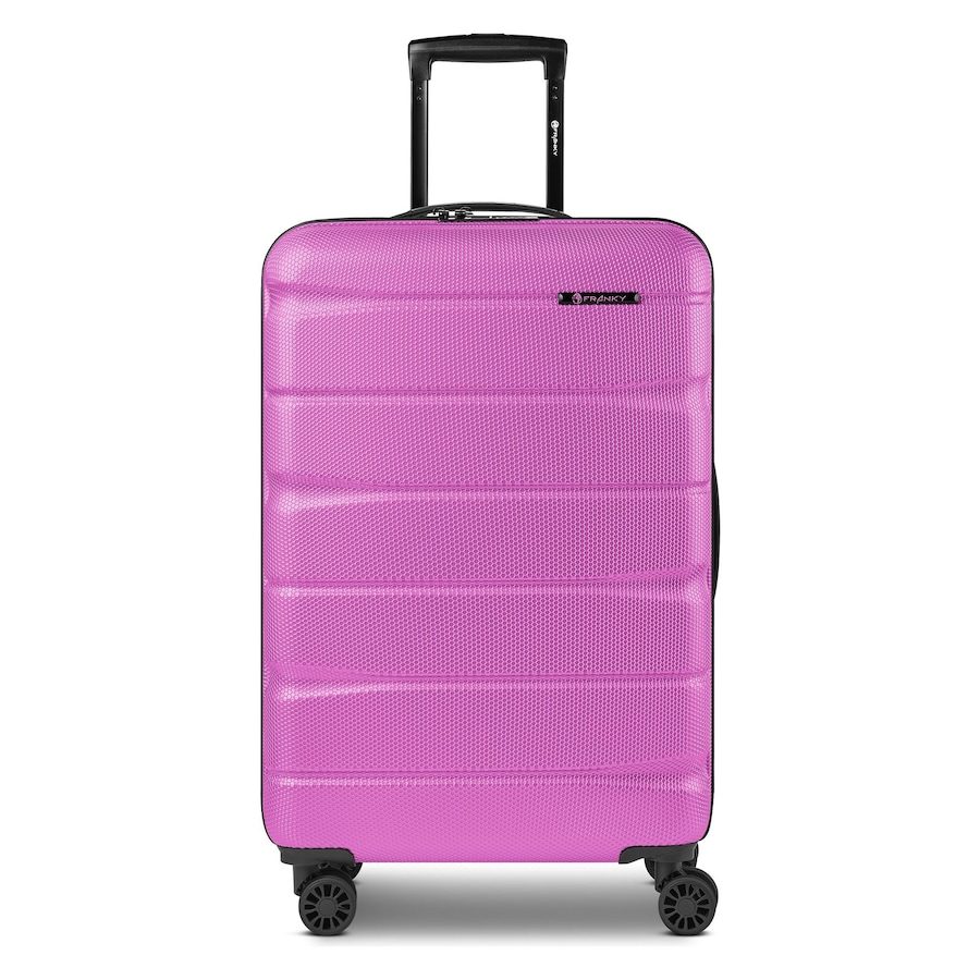 Franky Munich 4.0 4 Rollen Trolley M 66 cm mit Dehnfalte Reisetaschen 1 ct Silber Herren