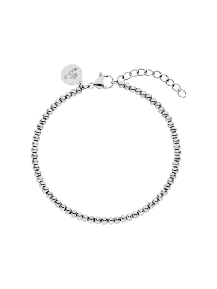 Purelei Shine Armband 100% Edelstahl Armbänder & Armreife 1 ct Grau